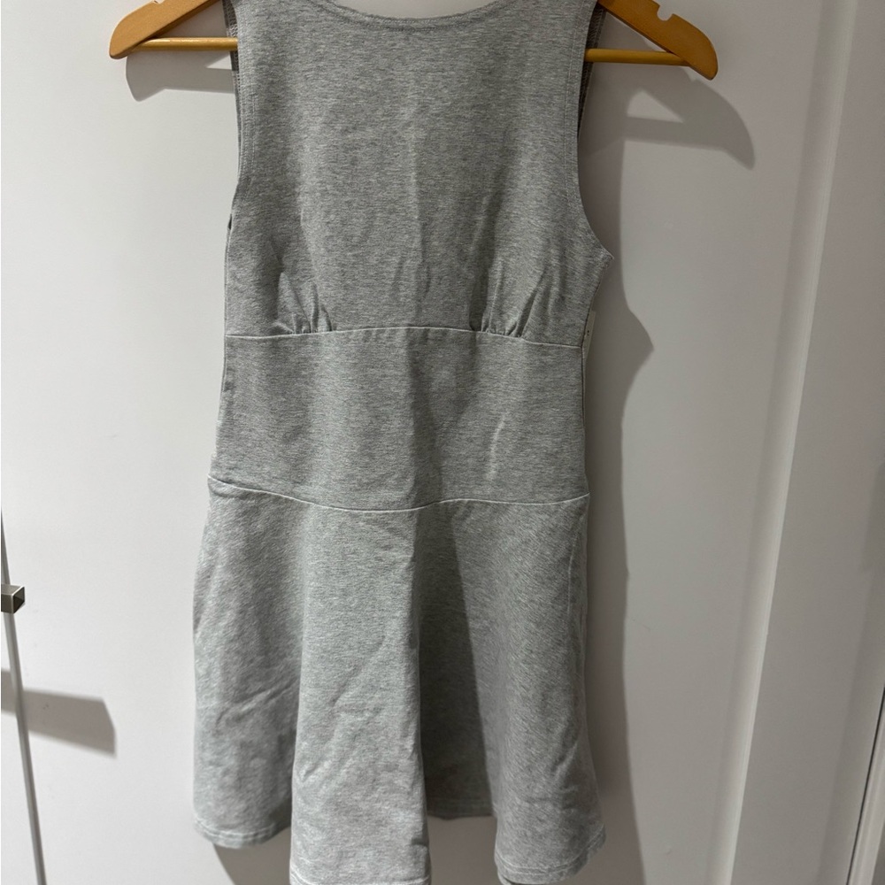 Grey Sleeveless Jersey Dress (small) (NWT)